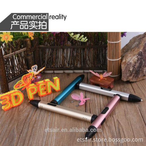 3D Doodle Pen 2016 Safe Single Hand Drawing Pen Nail 3d Art Pen For Kids